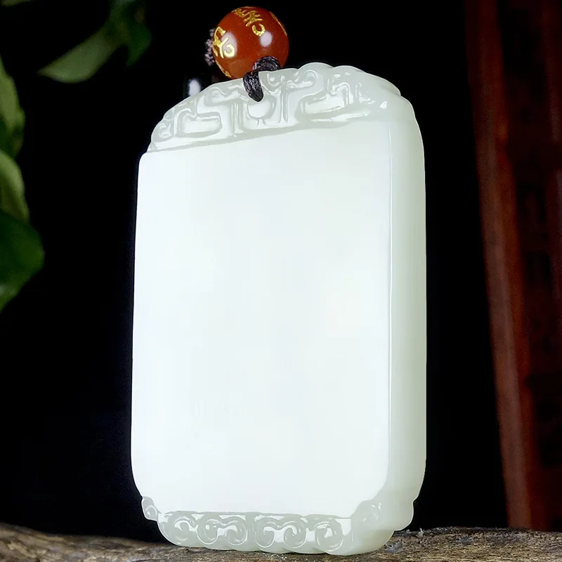 Fine Jewelry Natural Hetian Nephrite Jade Peace and Peace Pendant
Fine Jewelry Natural Hetian Nephrite Jade Peace and Peace Pendant