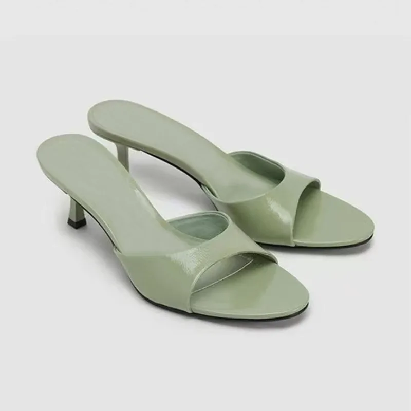 Heeled Footwear Female Slides Women Slippers Summer Spring Fashion Round Toe Ladies Thin Heels Slippers Sandals Pumps Shoes
Heeled Footwear Female Slides Women Slippers Summer Spring Fashion Round Toe Ladies Thin Heels Slippers Sandals Pumps Shoes