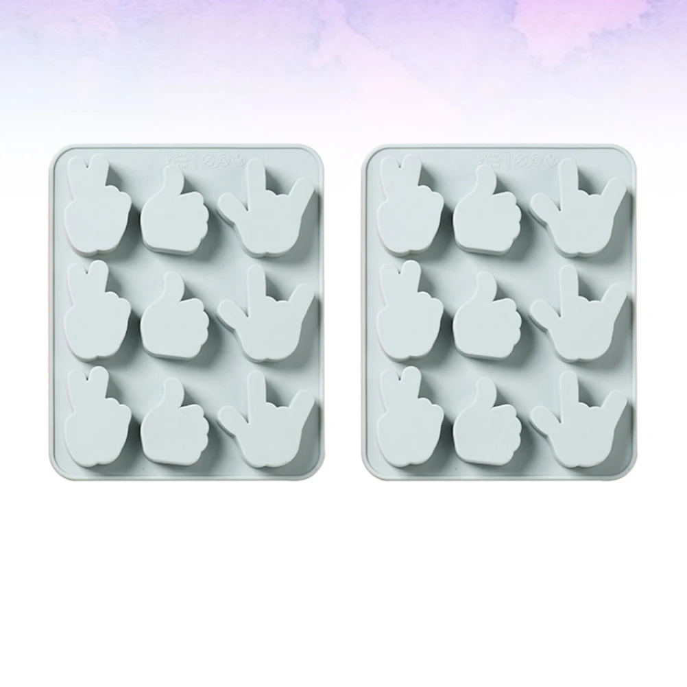 2Pcs Gesture Pattern Silicone Cake Mold for Home Baking Chocolate Fondant Tray Easy Demold Cookie Shape Maker
2Pcs Gesture Pattern Silicone Cake Mold for Home Baking Chocolate Fondant Tray Easy Demold Cookie Shape Maker