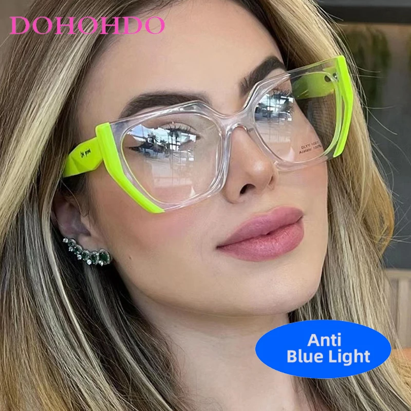 Trend Luxury Retro Big Frame Cat Eye Eyeglasses Men Women Fashion Brand Design Computer Optical TR90 Anti Blue Light Eyeglasses
Trend Luxury Retro Big Frame Cat Eye Eyeglasses Men Women Fashion Brand Design Computer Optical TR90 Anti Blue Light Eyeglasses