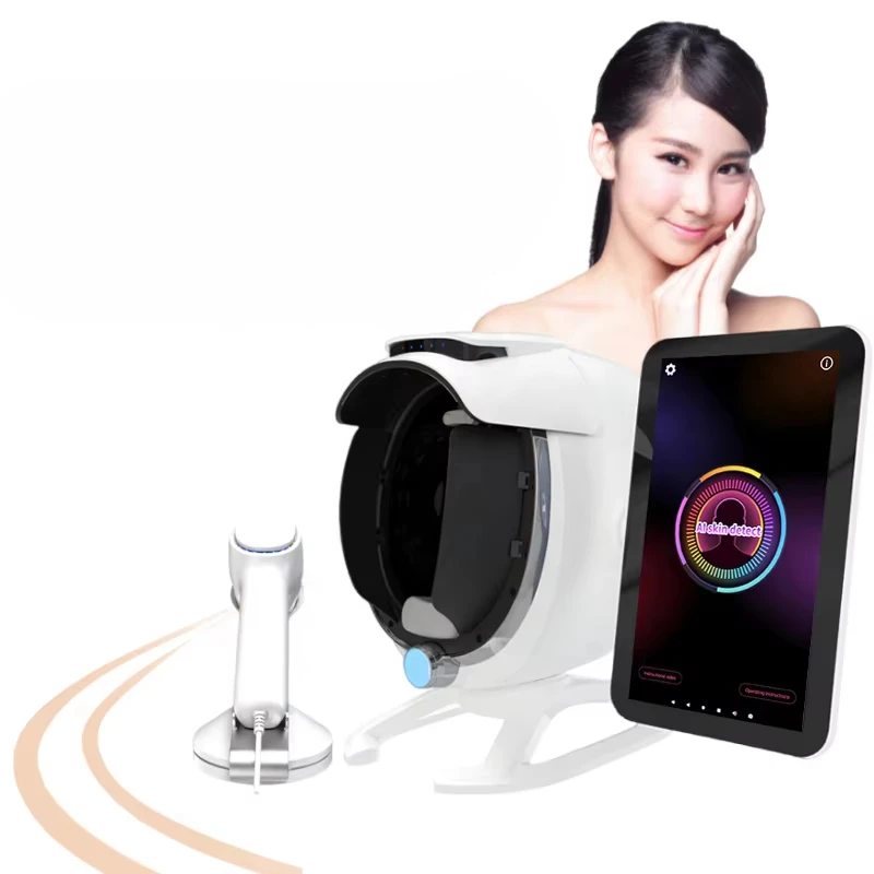 9 in 1 Portable Wifi Smart Mirror Scanner 3d Facial Skin Analyzer Machine Digital Skin Beauty Analyzer Tester with 15.6 Inch Pad
9 in 1 Portable Wifi Smart Mirror Scanner 3d Facial Skin Analyzer Machine Digital Skin Beauty Analyzer Tester with 15.6 Inch Pad