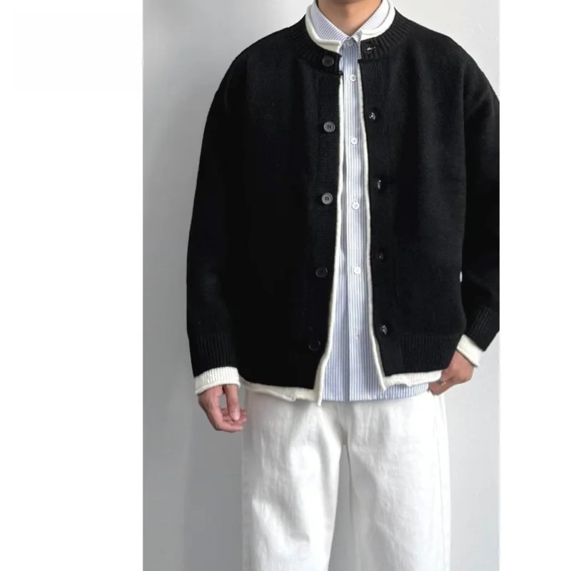 American Retro Thiened Knitted Sweater Coat Men's Autumn Winter Lazy Sle Fake Two-Piece Cardigan Regular Fit Polyester Fiber
American Retro Thiened Knitted Sweater Coat Men's Autumn Winter Lazy Sle Fake Two-Piece Cardigan Regular Fit Polyester Fiber