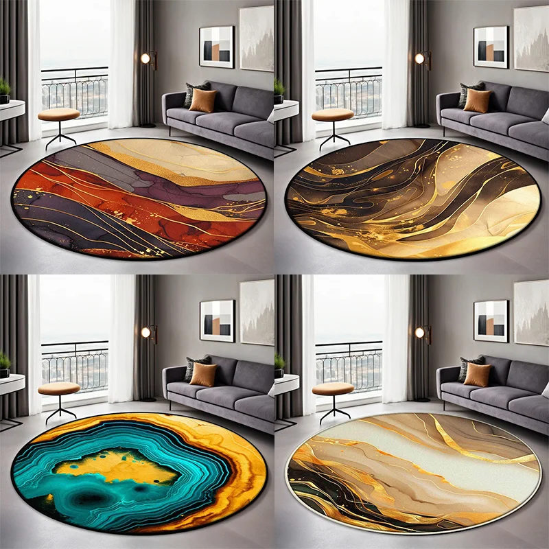 Modern Round Non-Slip Room Decoration Aesthetic Light Luxury Washable Bedroom Carpet European Tatami Bathroom Mat
Modern Round Non-Slip Room Decoration Aesthetic Light Luxury Washable Bedroom Carpet European Tatami Bathroom Mat
