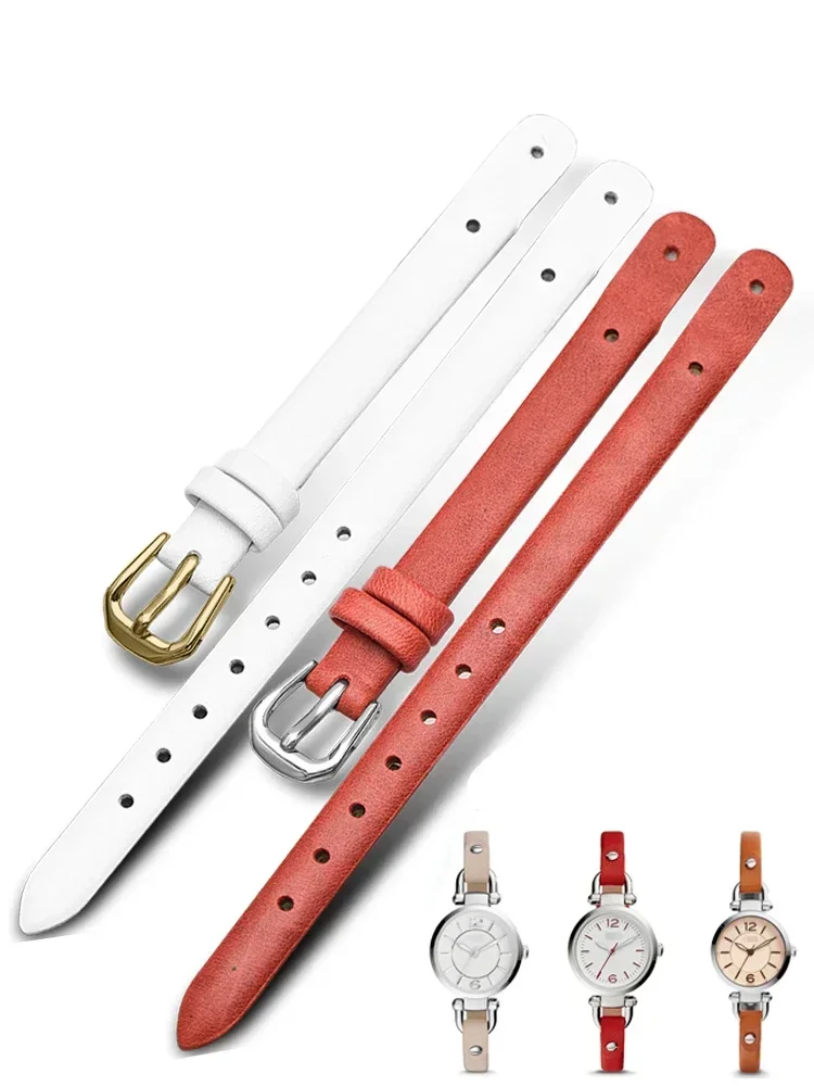 For Fossil Es4119 Es4000 Series Leather Strap Female Cowhide Watch Chain U-Shaped 8mm
For Fossil Es4119 Es4000 Series Leather Strap Female Cowhide Watch Chain U-Shaped 8mm