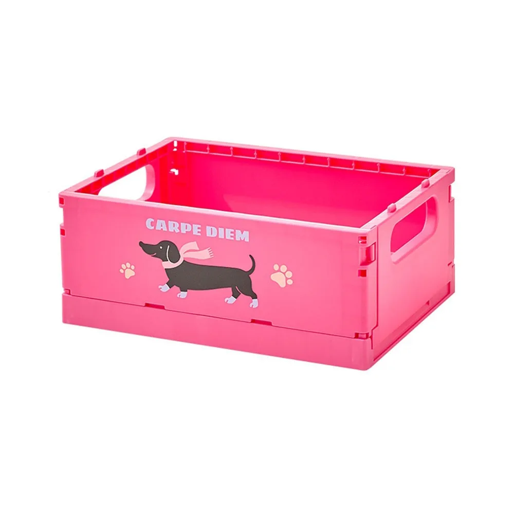 Складная корзина для хранения допамина, штабелируемая большая вместительная стойка для канцелярских принадлежностей, косметическая стойка, пластиковая компактная складная коробка для хранения 
Складная корзина для хранения допамина, штабелируемая большая вместительная стойка для канцелярских принадлежностей, косметическая стойка, пластиковая компактная складная коробка для хранения