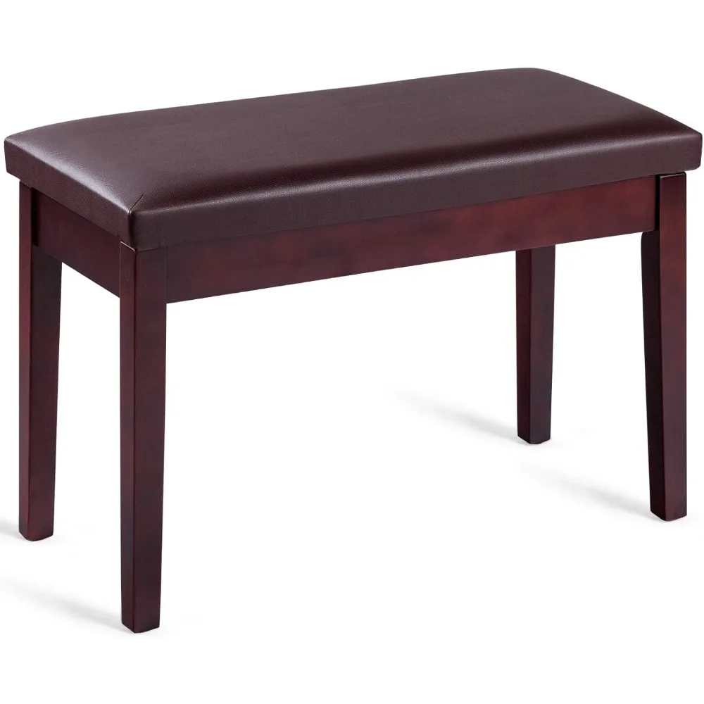 Duet Piano Bench with Storage, Keyboard Bench with Padded Cushion, Solid Wood Legs, Comfortable PU Leather Piano Stool
Duet Piano Bench with Storage, Keyboard Bench with Padded Cushion, Solid Wood Legs, Comfortable PU Leather Piano Stool