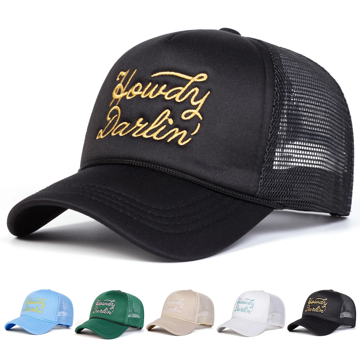 Unisex Letter Embroidered Mesh Hat Leisure Adjustable Baseball Cap Breathable Sun Protection Outdoor Hat
Unisex Letter Embroidered Mesh Hat Leisure Adjustable Baseball Cap Breathable Sun Protection Outdoor Hat