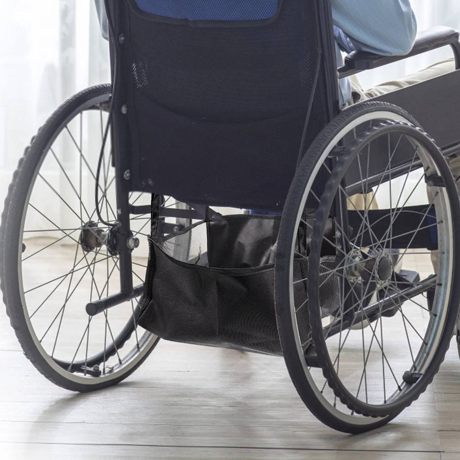 Lightweight Wheelchair Hanging Bag Oxford Cloth Large Capacity Storage Bag Convenient Rollator Basket for Daily Travel Walker
Lightweight Wheelchair Hanging Bag Oxford Cloth Large Capacity Storage Bag Convenient Rollator Basket for Daily Travel Walker