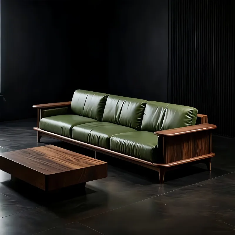 Диван из цельного дерева в китайском стиле, вилла, проживание в семье, отель, прямой ряд, кожаный диван из черного орехового дерева
Диван из цельного дерева в китайском стиле, вилла, проживание в семье, отель, прямой ряд, кожаный диван из черного орехового дерева