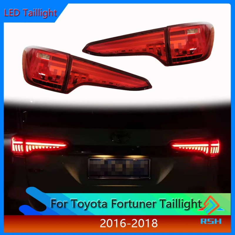 Для Toyota Fortuner 2016-2018 Модификация заднего фонаря Сборка LED ходовые огни Поворотные огни Стоп-сигналы Реверсивный задний фонарь
Для Toyota Fortuner 2016-2018 Модификация заднего фонаря Сборка LED ходовые огни Поворотные огни Стоп-сигналы Реверсивный задний фонарь