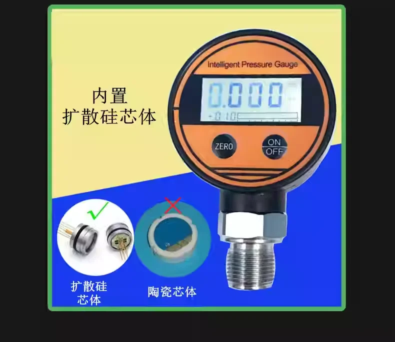 0-100Mpa прецизионный цифровой дисплей из нержавеющей стали манометр воды гидравлический электронный инструмент для измерения давления вакуума
0-100Mpa прецизионный цифровой дисплей из нержавеющей стали манометр воды гидравлический электронный инструмент для измерения давления вакуума