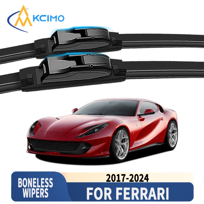 Natural Rubber Windshield Wipers High Performance Long-Lasting Auto Front Windshield Wiper Set for Ferrari 812 2017-2024
Natural Rubber Windshield Wipers High Performance Long-Lasting Auto Front Windshield Wiper Set for Ferrari 812 2017-2024