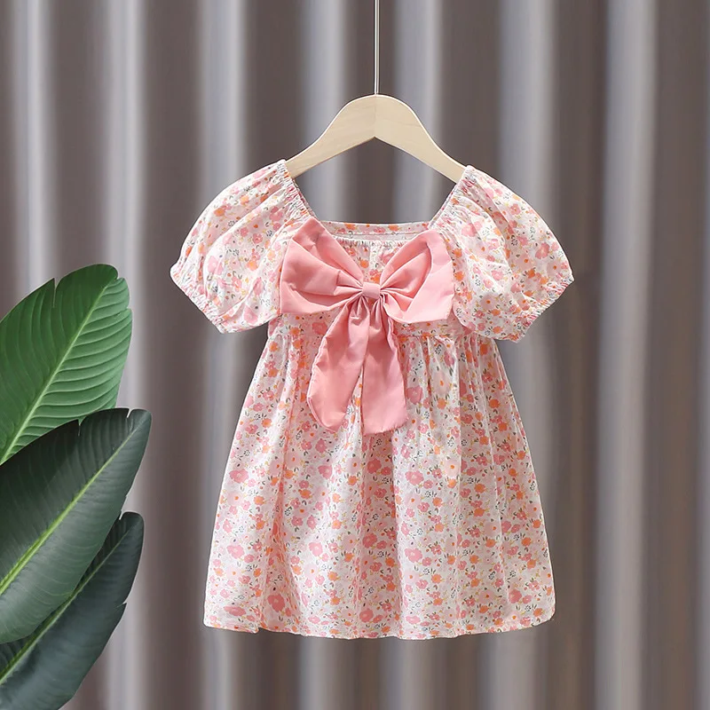 Girls' Dress Summer New Fashionable Children's Clothing Princess Dress Children Cotton Cloth Floral Dress Summer Dress
Girls' Dress Summer New Fashionable Children's Clothing Princess Dress Children Cotton Cloth Floral Dress Summer Dress