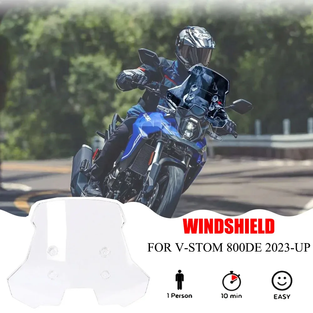 FOR SUZUKI V-STROM 800 DE 2023 2024 V-strom 800 Wind Shield Windshields TallWindscreen High Screen Deflector Protector Fairings
FOR SUZUKI V-STROM 800 DE 2023 2024 V-strom 800 Wind Shield Windshields TallWindscreen High Screen Deflector Protector Fairings