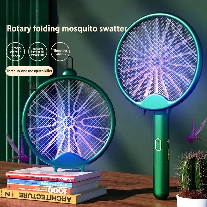 2026 New Upgrade 3000V Electric Mosquito Racket Mosquito Killer Lamp USB Rechargeable Foldable Mosquito Swatter Fly Swatter Mosq
2026 New Upgrade 3000V Electric Mosquito Racket Mosquito Killer Lamp USB Rechargeable Foldable Mosquito Swatter Fly Swatter Mosq
