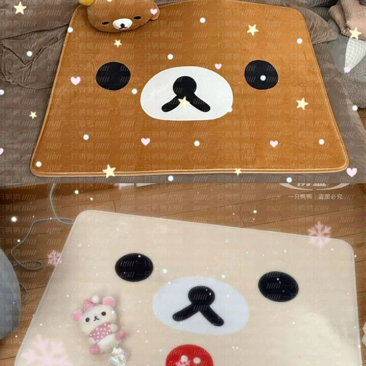 Rilakkuma Рождественский новогодний ковер, пушистый теплый коврик для гостиной, спальни, дивана, нескользящий ковер, праздничный подарок для украшения дома
Rilakkuma Рождественский новогодний ковер, пушистый теплый коврик для гостиной, спальни, дивана, нескользящий ковер, праздничный подарок для украшения дома