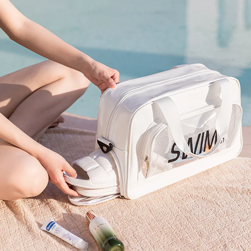 Waterproof Swimming Bag for Women Large Capacity Gym Bag Dry Wet Separation Handbag with Independent Shoe Compartment Crossbody
Waterproof Swimming Bag for Women Large Capacity Gym Bag Dry Wet Separation Handbag with Independent Shoe Compartment Crossbody