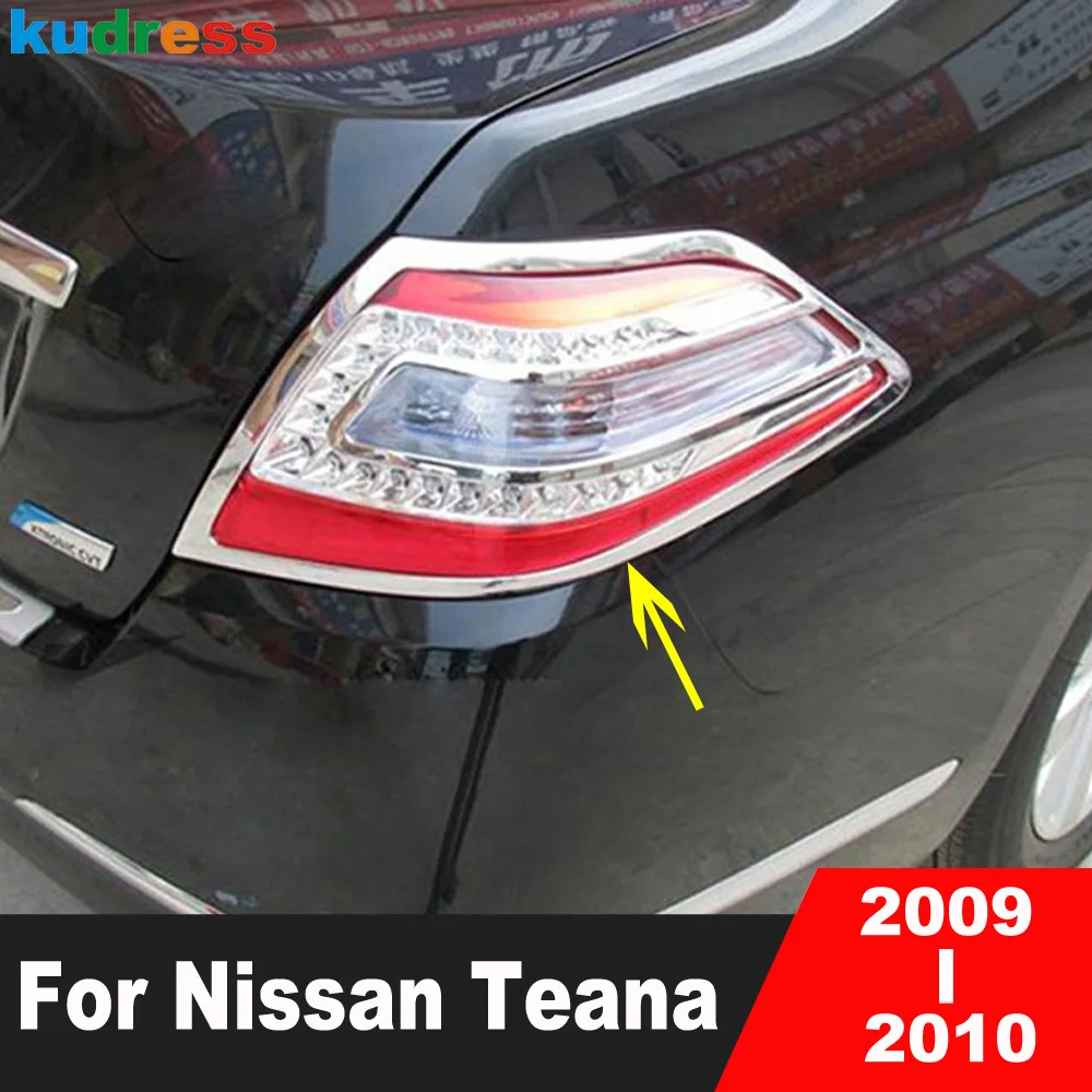 For Nissan Teana 2009 2010 ABS Chrome Rear Tail Light Lamp Cover Trim Taillight Frame Trims Sticker Accessories Car Styling
For Nissan Teana 2009 2010 ABS Chrome Rear Tail Light Lamp Cover Trim Taillight Frame Trims Sticker Accessories Car Styling
