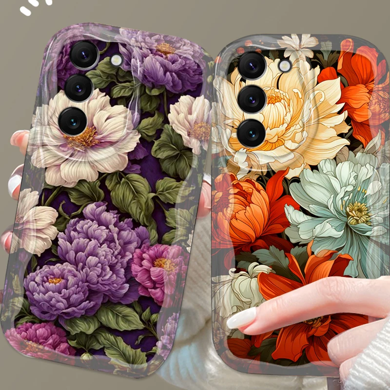 Flower Cartoon Beautiful Art For Samsung S24 S23 S21 S20 Ultra Plus FE A73 A72 A71 A51 A31 A05S A05 A04 5G Wave Oil Back
Flower Cartoon Beautiful Art For Samsung S24 S23 S21 S20 Ultra Plus FE A73 A72 A71 A51 A31 A05S A05 A04 5G Wave Oil Back