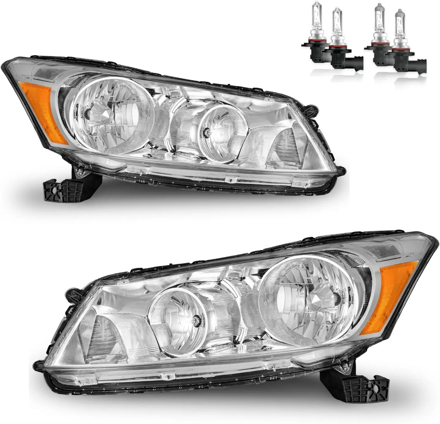 Headlights W/Bulbs for 2008-2012 Honda Accord 4Dr Headlamp Replacement Driver & Passenger Side, NOT fit coupe models or Crosstou
Headlights W/Bulbs for 2008-2012 Honda Accord 4Dr Headlamp Replacement Driver & Passenger Side, NOT fit coupe models or Crosstou