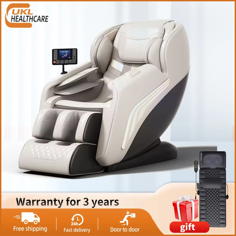 4D Dual SL Rail Massage Chair with AI Voice, Zero Gravity, Bluetooth, LCD Controller, Auto Body Scan & Adjustable Intensity
4D Dual SL Rail Massage Chair with AI Voice, Zero Gravity, Bluetooth, LCD Controller, Auto Body Scan & Adjustable Intensity