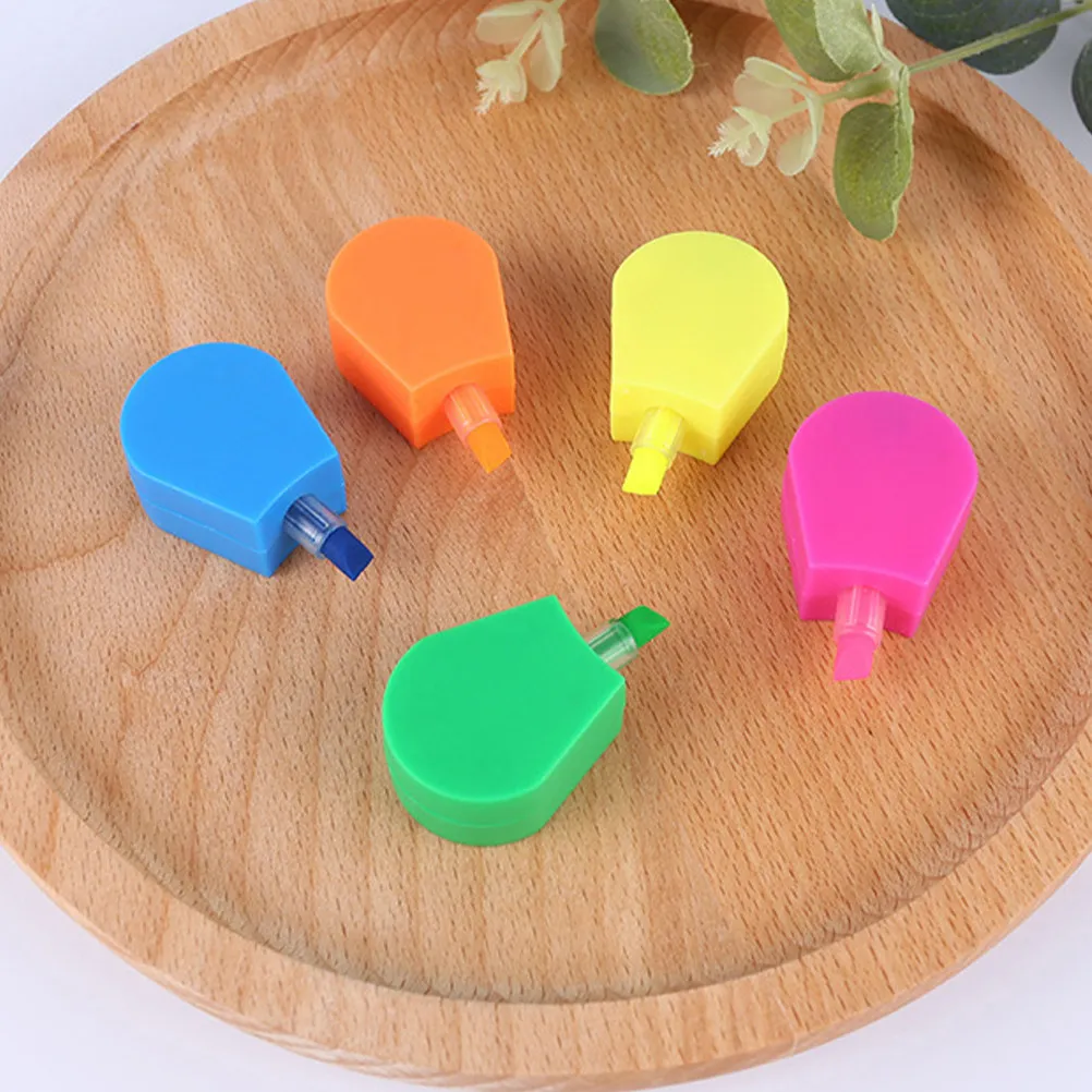 5Sets Colorful Fluorescent Highlighters Creative Cartoon Shaped Plastic Study Marker Pens for Students Office Reading Notes
5Sets Colorful Fluorescent Highlighters Creative Cartoon Shaped Plastic Study Marker Pens for Students Office Reading Notes