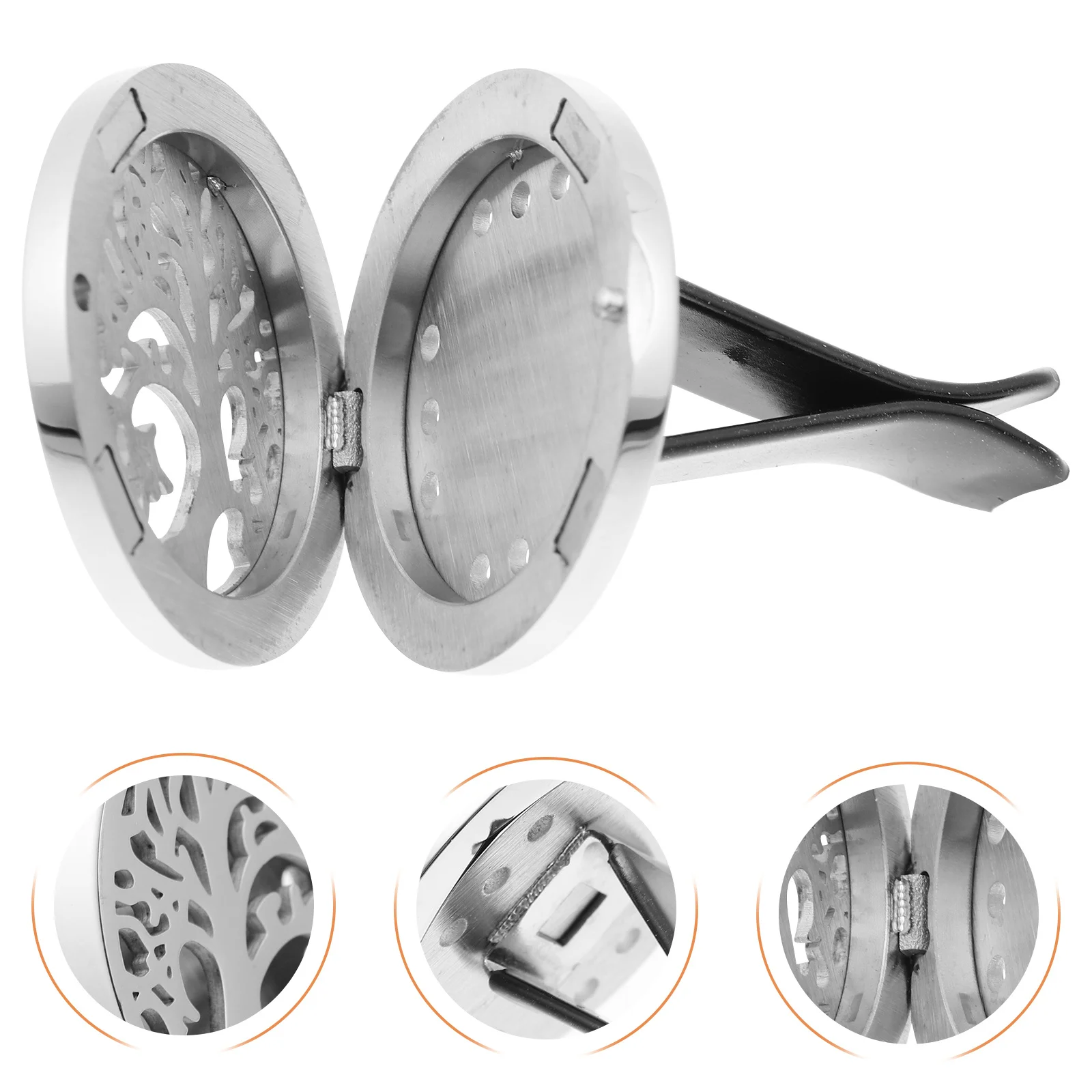 Hollow Perfume Decorative Cent Clip-On Oil Stainless Steel Plastic Durable Interior Cent Clip Fragrance Clip-On Vent Perfume
Hollow Perfume Decorative Cent Clip-On Oil Stainless Steel Plastic Durable Interior Cent Clip Fragrance Clip-On Vent Perfume