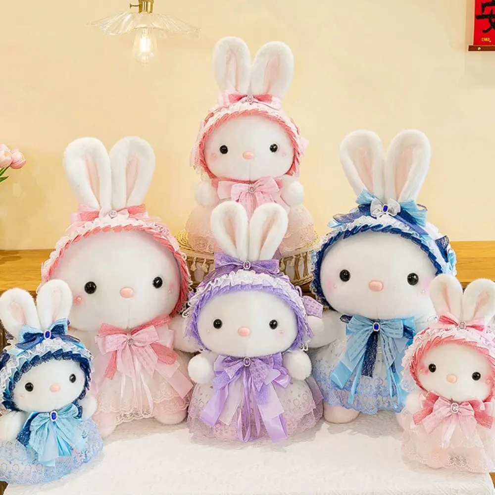 Princess Dress Long-eared Rabbit Plush Doll Bow Ribbon Lace Headband Rabbit Plush Toy Cute Creative Cartoon Fluffty Doll
Princess Dress Long-eared Rabbit Plush Doll Bow Ribbon Lace Headband Rabbit Plush Toy Cute Creative Cartoon Fluffty Doll