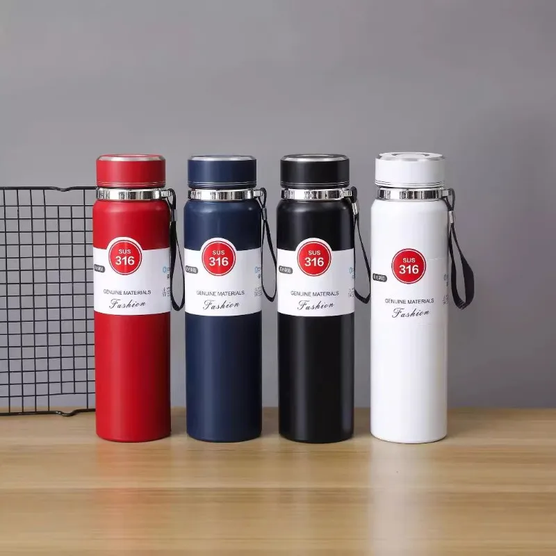 800/1000ml 316 Stainless Steel Vacuum Double-layer Insulated bottle Large Capacity Sling Pot Portable Outdoor Sports Pot
800/1000ml 316 Stainless Steel Vacuum Double-layer Insulated bottle Large Capacity Sling Pot Portable Outdoor Sports Pot