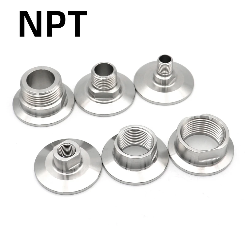 1/4"1/2"3/4"1" NPT Male Female Thread Adapter Joint Sanitary SS304 316L Stainless Steel Tri Clamp Pipe Fittings Beer Homebrew
1/4"1/2"3/4"1" NPT Male Female Thread Adapter Joint Sanitary SS304 316L Stainless Steel Tri Clamp Pipe Fittings Beer Homebrew