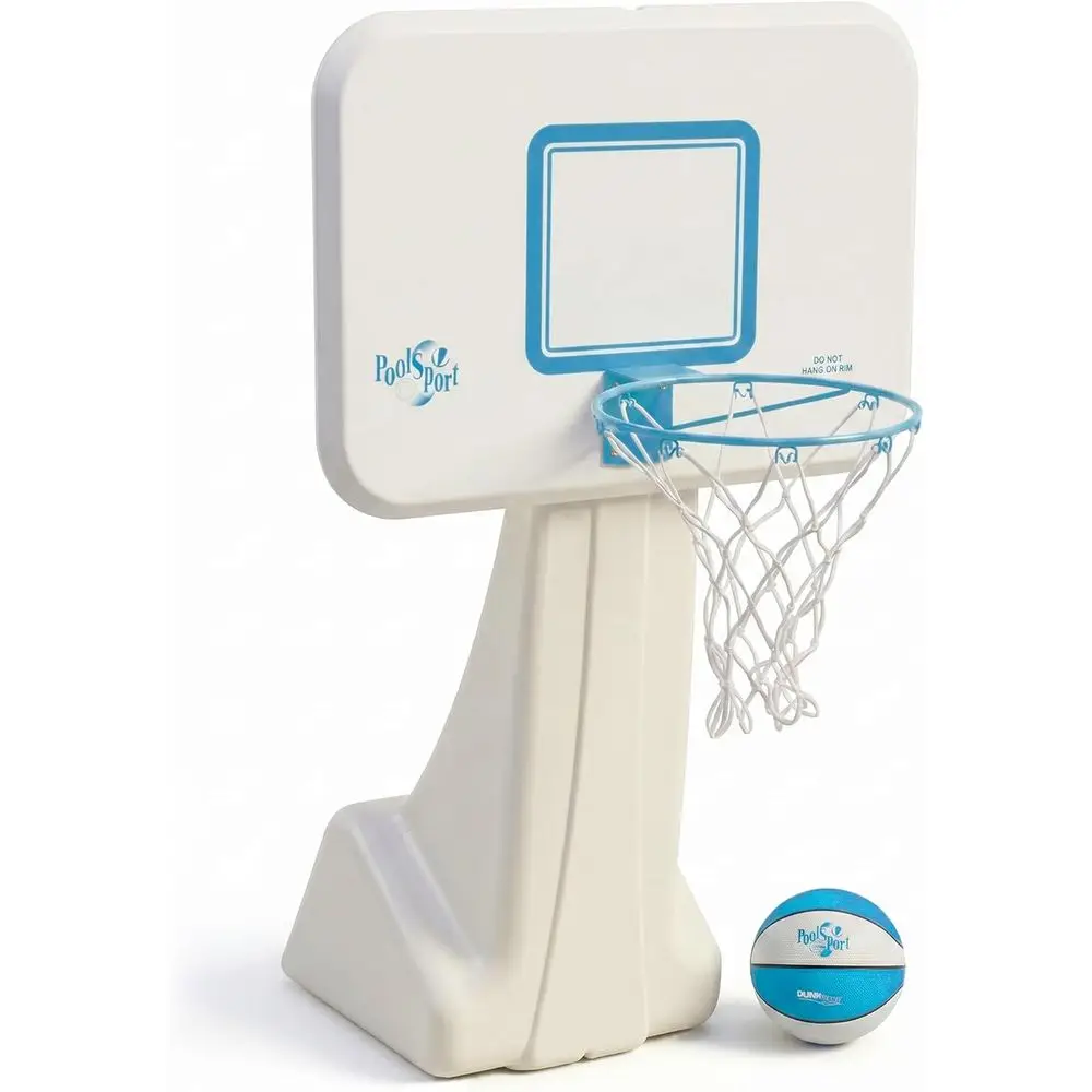 Poolside Basketball Hoop with Ball, Base, and 13.5 Inch Rim for Family Fun
Poolside Basketball Hoop with Ball, Base, and 13.5 Inch Rim for Family Fun