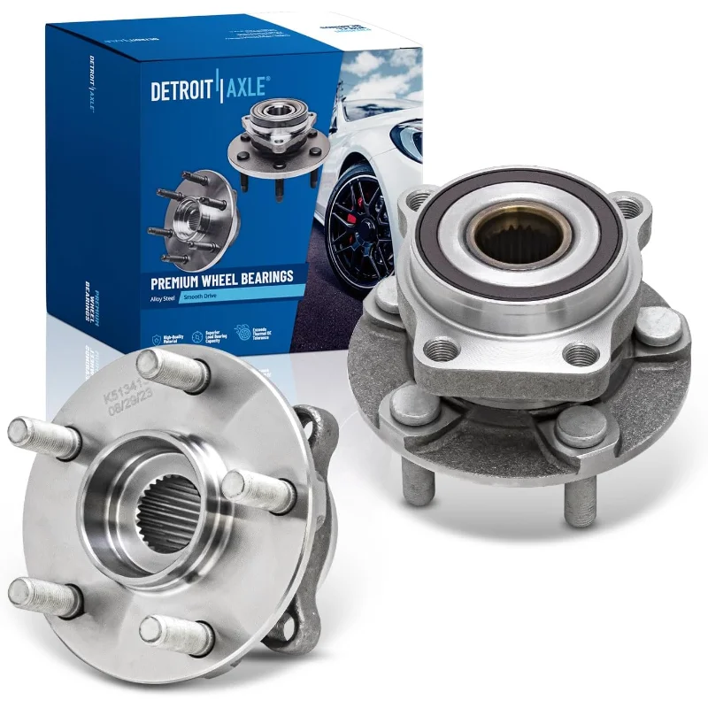 Detroit Axle - Front 2pc Wheel Bearing Hubs for Subaru Crosstrek Forester Impreza XV Crosstrek, 2 Wheel Bearing
Detroit Axle - Front 2pc Wheel Bearing Hubs for Subaru Crosstrek Forester Impreza XV Crosstrek, 2 Wheel Bearing