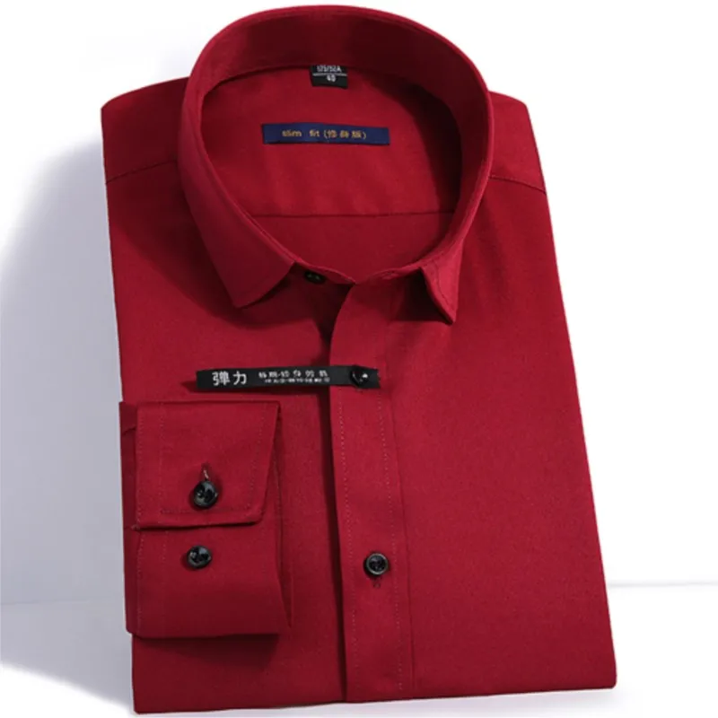 Men's Dress Shirts Bamboo Fiber Long Sleeve Regular-fit Elastic Soft Wrinkle Resistant Easy Care Basic Wedding Formal Shirt
Men's Dress Shirts Bamboo Fiber Long Sleeve Regular-fit Elastic Soft Wrinkle Resistant Easy Care Basic Wedding Formal Shirt