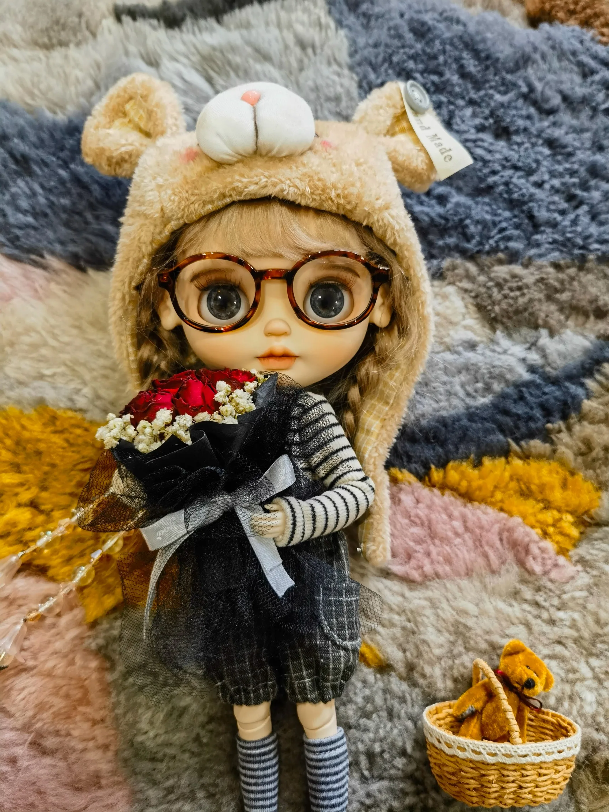Dula Doll Clothes Dress little bear skirt set Blythe Qbaby ob24 ob22 Azone Licca ICY JerryB 1/6 Bjd Doll Accessories
Dula Doll Clothes Dress little bear skirt set Blythe Qbaby ob24 ob22 Azone Licca ICY JerryB 1/6 Bjd Doll Accessories