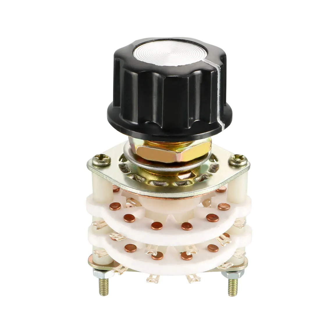 UXCELL 1PCS 4P5T 4 Pole 5 Throw 2 Deck Band Channel Rotary Switch Selector with Plastic Knob Switch Accessories
UXCELL 1PCS 4P5T 4 Pole 5 Throw 2 Deck Band Channel Rotary Switch Selector with Plastic Knob Switch Accessories