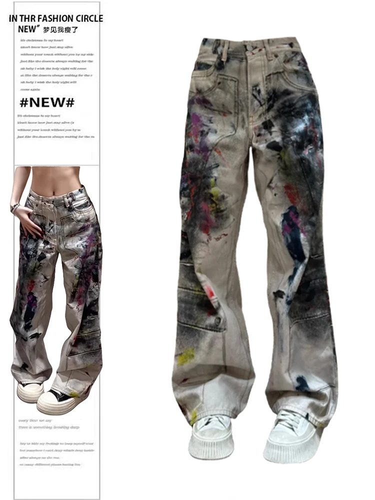 Autumn Winter Women Grunge Dark Academia Low Waisted Tie Dye Flare Denim Pants Abi Y2k Harajuku Bell-Bottom Jeans Goblin Core
Autumn Winter Women Grunge Dark Academia Low Waisted Tie Dye Flare Denim Pants Abi Y2k Harajuku Bell-Bottom Jeans Goblin Core