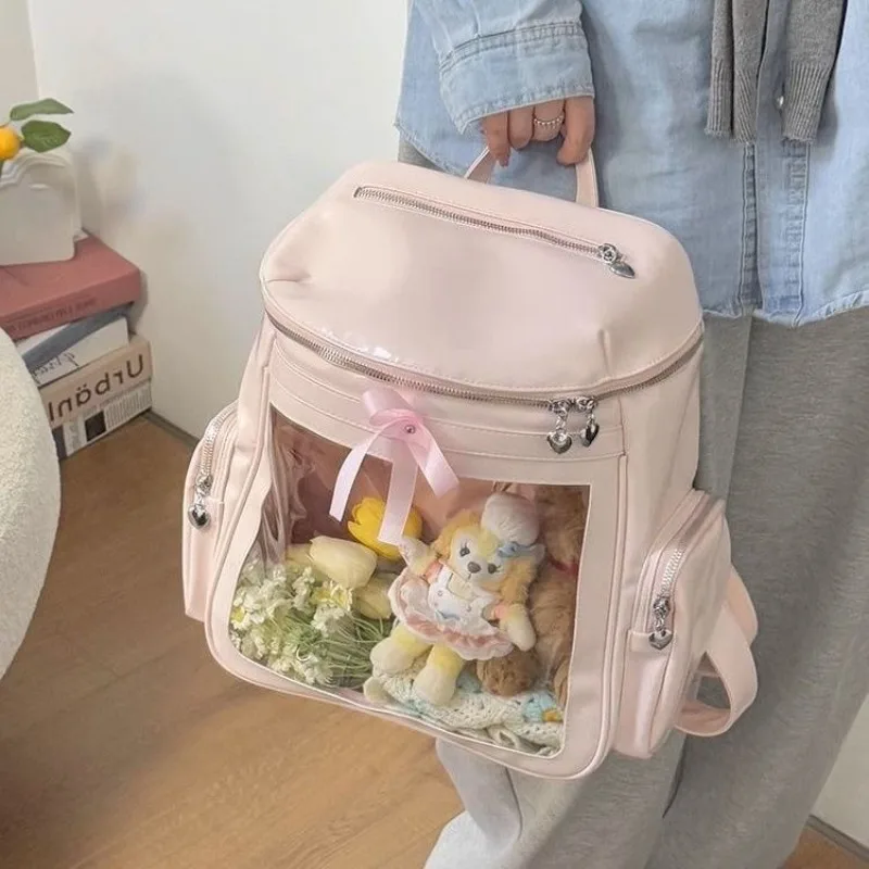 Richme Vintage Women Backpacks Soft PU Large Capacity Doll Show Mochilas Para Mujer Harajuku Luxury Designer Bucket Bag Female
Richme Vintage Women Backpacks Soft PU Large Capacity Doll Show Mochilas Para Mujer Harajuku Luxury Designer Bucket Bag Female