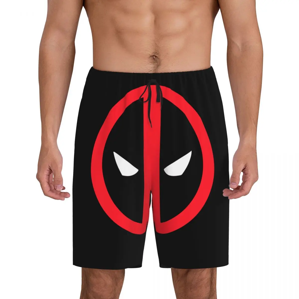 Custom Men Deadpool Logo Pajama Shorts Print Marvel Sleep Pjs Sleepwear Bottoms with Pockets
Custom Men Deadpool Logo Pajama Shorts Print Marvel Sleep Pjs Sleepwear Bottoms with Pockets