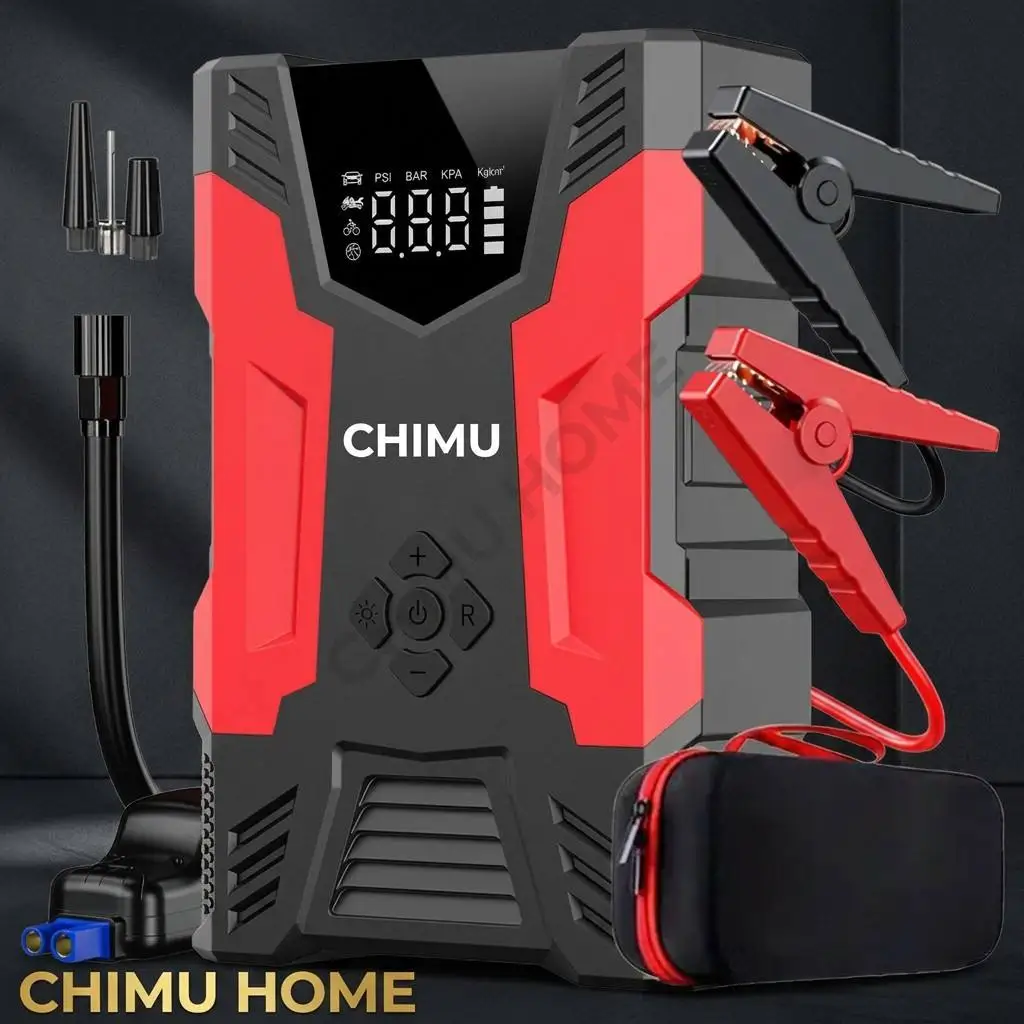 【CHIMU HOME】 A23 150PSI Portable Air Pump for Tires 26640mAh Backup Power Station Multifunctional Emergency Tool
【CHIMU HOME】 A23 150PSI Portable Air Pump for Tires 26640mAh Backup Power Station Multifunctional Emergency Tool