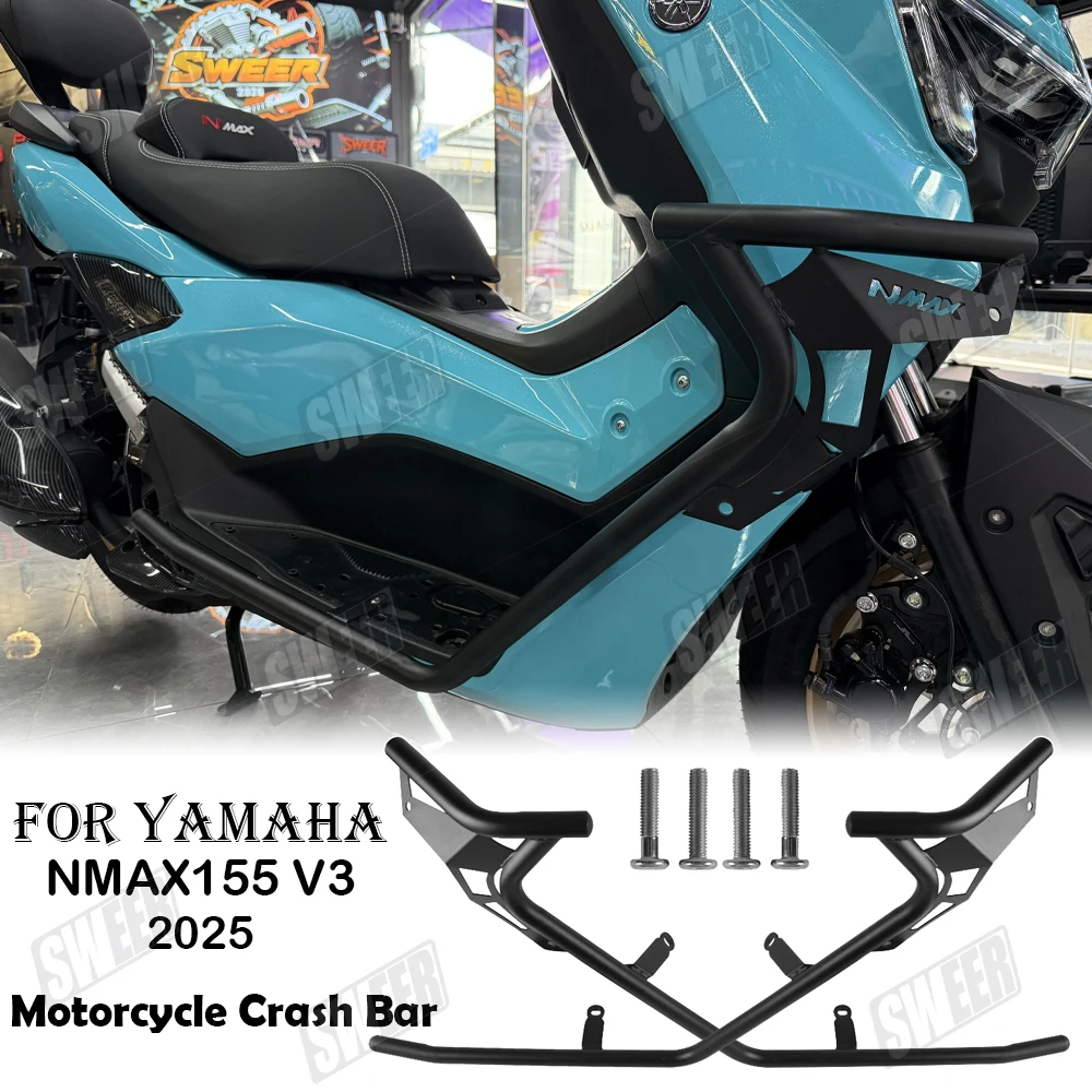 Мотоциклетный бампер из углеродистой стали, совместимый с Yamaha NMAX155 V3 2025, переднее крыло, защита двигателя, бампер
Мотоциклетный бампер из углеродистой стали, совместимый с Yamaha NMAX155 V3 2025, переднее крыло, защита двигателя, бампер
