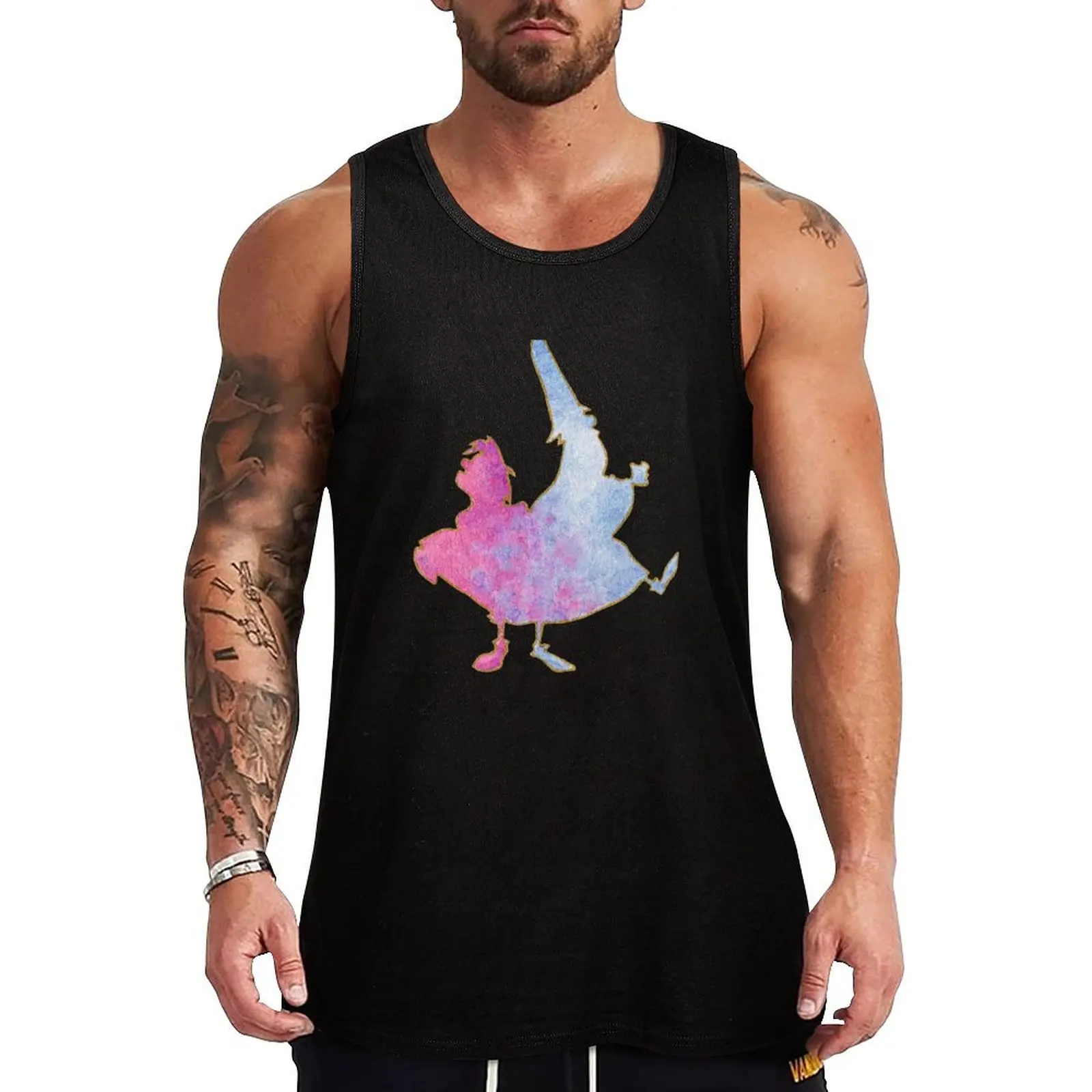 Watercolor Silhouette The Sword In The Stone Merlin and Madam Mim Tank Top Gym man Working vest Men's t-shirt
Watercolor Silhouette The Sword In The Stone Merlin and Madam Mim Tank Top Gym man Working vest Men's t-shirt