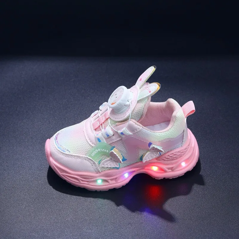 Kids'Casual Shoes PU Leather Led Light Butterfly Fashion Spring Shoes For Girls Anti-slip Breathable Pink Purple Size 21-30
Kids'Casual Shoes PU Leather Led Light Butterfly Fashion Spring Shoes For Girls Anti-slip Breathable Pink Purple Size 21-30