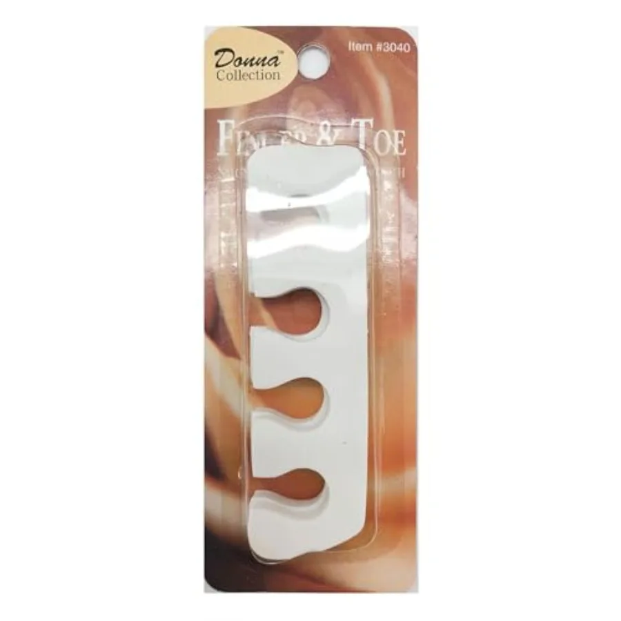 Donna Collection Beauty Treats Finger and Toe Sponge Separators - 2 Pack Soft Foam Spacers for Pedicure and Manicure - Salon Qu
Donna Collection Beauty Treats Finger and Toe Sponge Separators - 2 Pack Soft Foam Spacers for Pedicure and Manicure - Salon Qu
