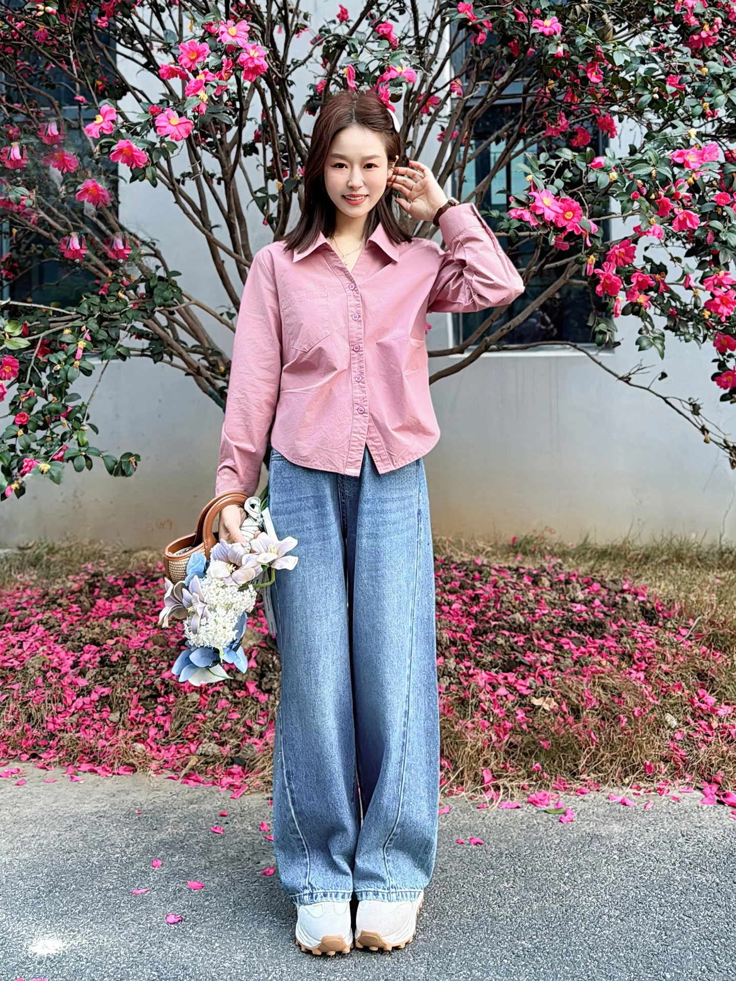Slimming Long Sve V-Ne Pleated Waist Design Korean Sle Women's irt Small Size Spring 2026 Faion Casual Top
Slimming Long Sve V-Ne Pleated Waist Design Korean Sle Women's irt Small Size Spring 2026 Faion Casual Top