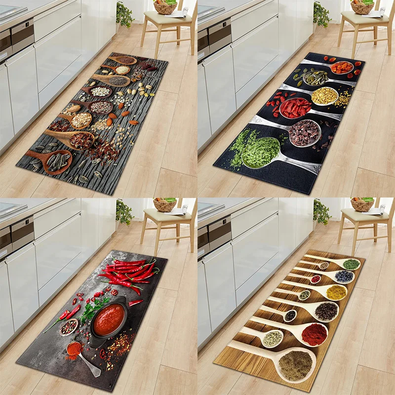 Ingredients and Spices Pattern Home Kitchen Floor Mats Door Front Decoration Floor Mats
Ingredients and Spices Pattern Home Kitchen Floor Mats Door Front Decoration Floor Mats