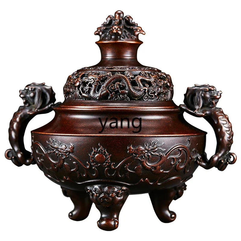 Lhh pure copper plate incense burner large incense burner household indoor sandalwood burner ornament
Lhh pure copper plate incense burner large incense burner household indoor sandalwood burner ornament