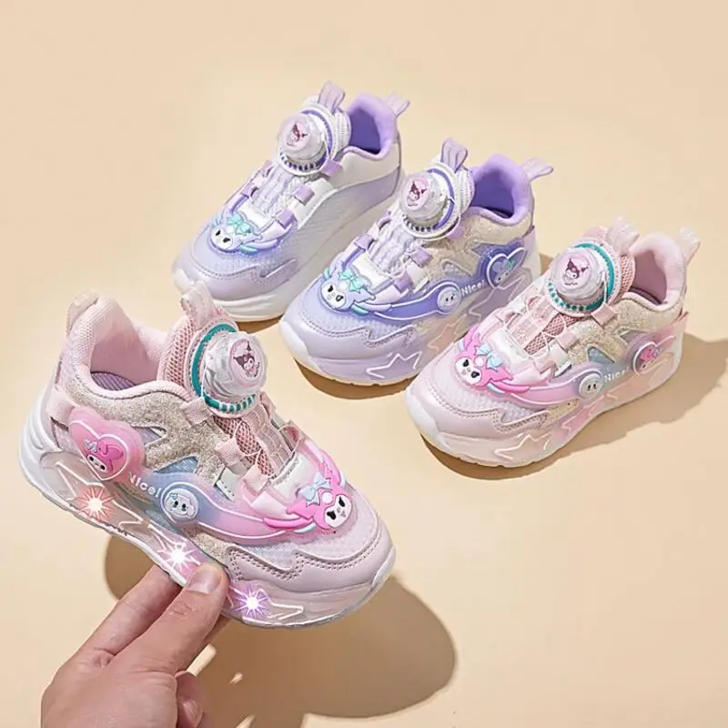 Sanrio Kuromi Girl Kawaii Spring and Autumn Seasons Fashion Sneakers Student Anime Cartoon Child Shine Clunky Sneaker New Style
Sanrio Kuromi Girl Kawaii Spring and Autumn Seasons Fashion Sneakers Student Anime Cartoon Child Shine Clunky Sneaker New Style