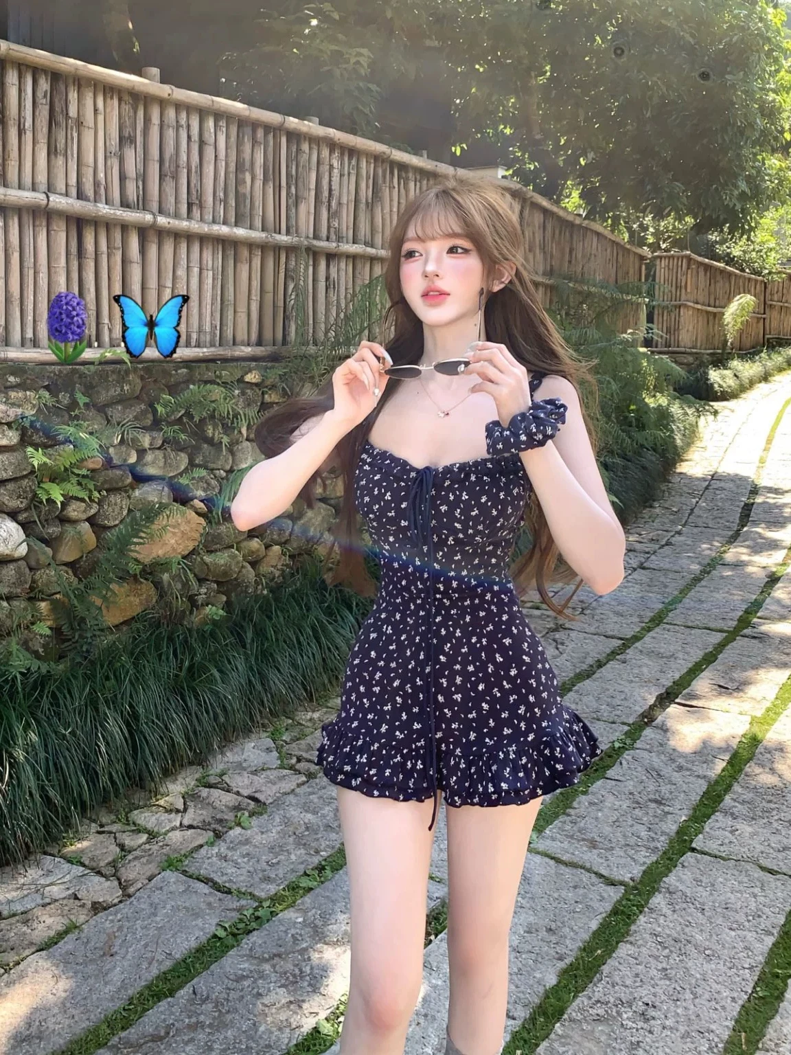 Summer New Pure Desire Floral Print Halter Dress Women's Beautiful A-Line Skirt High Waist Holiday Island Vacation Dress
Summer New Pure Desire Floral Print Halter Dress Women's Beautiful A-Line Skirt High Waist Holiday Island Vacation Dress