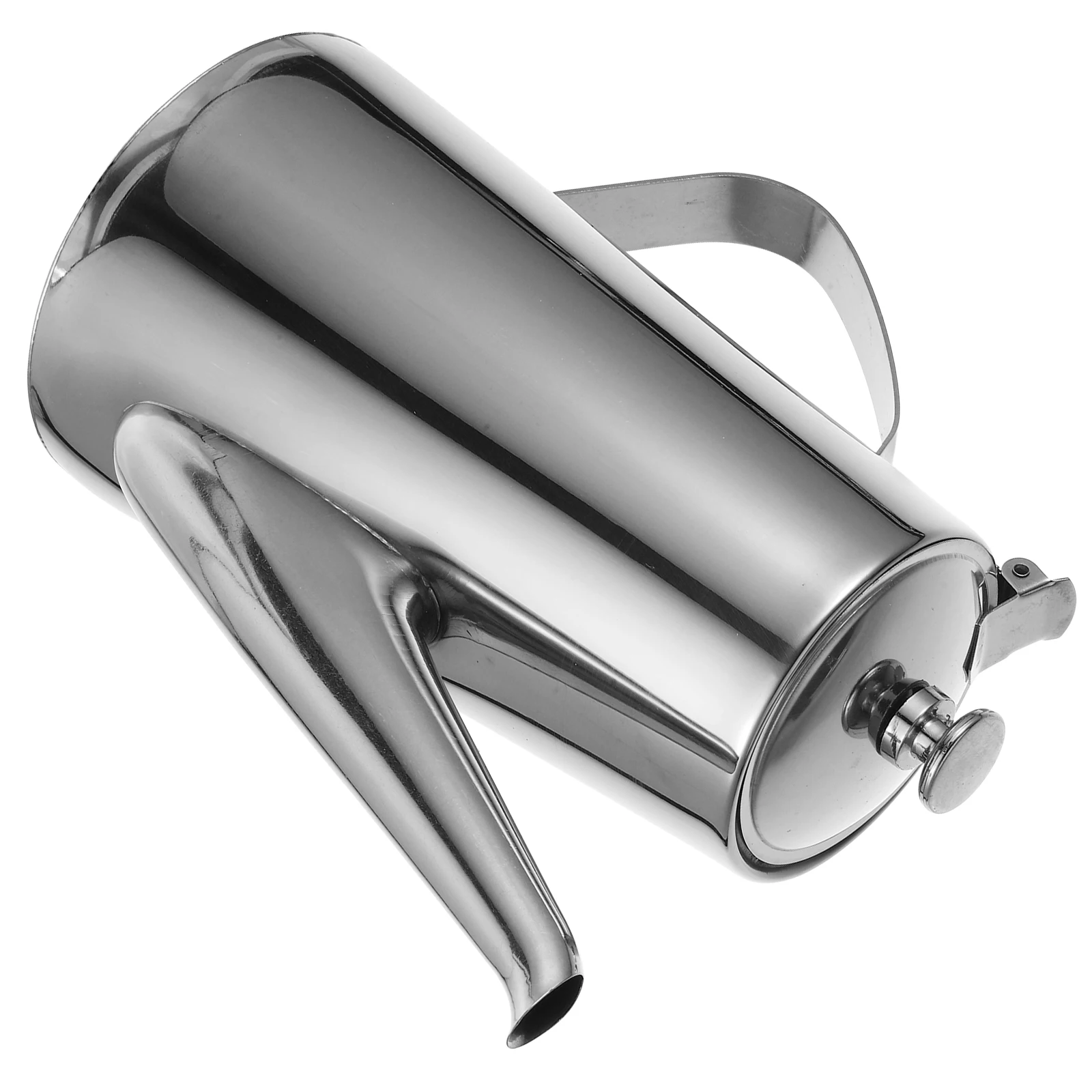 Cold Water Stainless Steel Oil Pot Spacious Oil Dispenser Bottle Sturdy Jug Kitchen Vinegar Dispenser Soy Sauce Container
Cold Water Stainless Steel Oil Pot Spacious Oil Dispenser Bottle Sturdy Jug Kitchen Vinegar Dispenser Soy Sauce Container