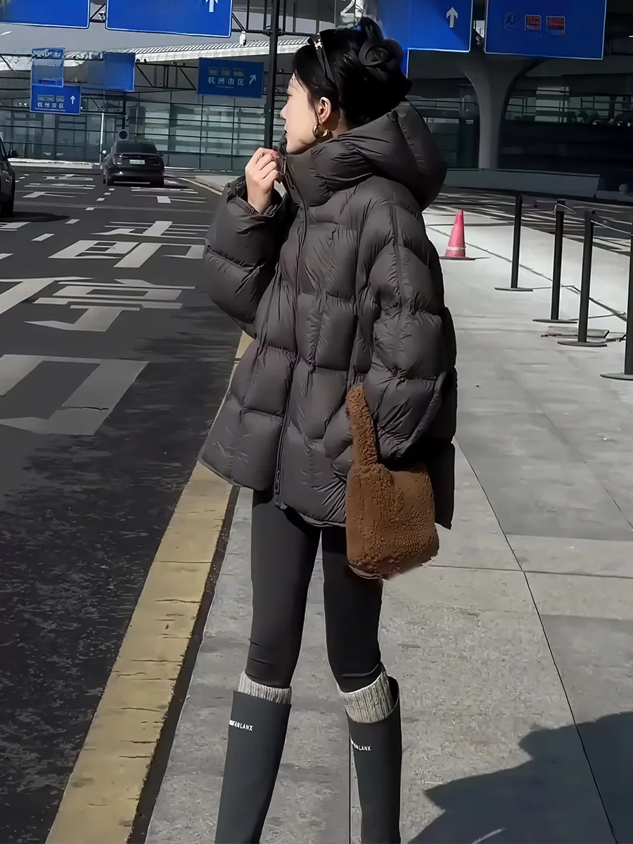 Ele Long Women's down Jaet Deep ey Du Feather Warm Casual Sle Korean Sle Winter New Faion for ort Ladies
Ele Long Women's down Jaet Deep ey Du Feather Warm Casual Sle Korean Sle Winter New Faion for ort Ladies